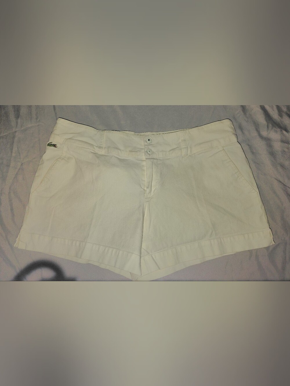 Lacosta White Chino Stlye Shorts
